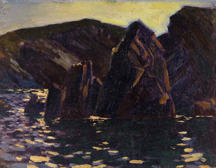 Wales, Ceredigion, Llangrannog, Nocturne [RM]